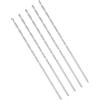 GsLxx Punte elicoidali extra lunghe con gambo dritto, estensione da 3 mm, in acciaio ad alta velocità, lunghezza 160 mm, per legno, plastica, alluminio, ferro, rame (5 pezzi)