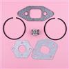 SAANICH Carburatore Carb Guarnizione Pistone Anello Cuscinetto Ad Aghi Kit Fit For Partner 350 351 352 370 390 Motosega di Ricambio Pezzo di Ricambio Бензопила