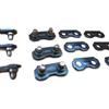 Generic Confezione da 6 maglie per motosega, 3/8 0 063, per sostituzione e riparazione, compatibili con catene di più marche (Small3/8)