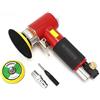 OXOAMP Lucidatore Bagnato, Con 1/2/3 pollici pad mini levigatrice pneumatica pneumatica for lucidatura auto ad alta velocità ad aria lucidatrice macchina utensile pneumatico(Red air sander set)