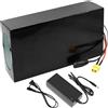 helSHOPM Batteria Ebike 48V 8Ah 10Ah 12Ah 15Ah 20Ah 25Ah 30Ah Batteria Impermeabile PVC 48V Batteria Per Bici Elettrica Con Caricatore Per 200W-1200W Motore 48V 12Ah,XT60