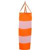 VIOLDHHJK Manica A Vento Manica a vento da esterno con cintura riflettente 60/80/100 cm Heavy Duty Airport Aviation Yard Farm Misurazione della direzione del vento Borsa for calzini 1 pezzo(Red-Grey,60cm)