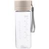 GALPADA Borraccia Sportiva Beige 600ml Filtro, Portatile in As e Pp, Resistente e Leggera, per Palestra e Ufficio