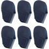 LPACXBYD Copriteste Per Ferri Da Golf 1-10 pezzi Set di coperture in ferro da golf Copertura for mazze for putter Cuneo Club Copricapo protettivo Accessori for Tappo copertura della testa del driver(Blue-8Pcs)