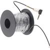 Tbest Cavo per Fotocamera da Pesca Cavo per Ecoscandaglio con Trasmissione HD con Spina per Cuffie da 3,5 Mm per Accessori da Pesca 0,07 Pollici 20 M/65,6 Piedi Attrezzatura da CUFFIA Fotocamera da