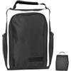 Zunishaone Portascarpe da viaggio - 32,5 x 23 x 14 cm, borsa organizer in nylon, borsa portatile, design con cerniera con tasche laterali e maniglia per palestra, guida, cortile, uso esterno e interno