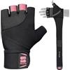 Stealth Sports Guanti per sollevamento pesi con supporto per il polso Protezione imbottita per il palmo Guanti da allenamento per palestra Uomini e donne Allenamento Fitness Sollevamento pesi Bodybuil