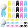 Kronabelle Set di 30 tee da golf simulatore, in plastica, alte e basse, per allenamento in interni ed esterni, accessori leggeri per tee in blu, rosa, giallo e verde