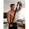 JSBHZZMB Power Twister Bar 30-110 kg Espansore Toracico Robusto con Corda di Sicurezza e Doppia Molla per Braccia, Avambracci, Spalle e Petto(30kg (66lb))