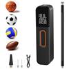 kissleaf Pompa a sfera elettrica, pompa ad aria intelligente, portatile, gonfiaggio rapido della palla con manometro preciso e display LCD digitale per calcio, basket, pallavolo