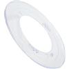 Tidevib Protezione trasparente per disco del raggio della bici, 220 mm, 50 T, protezione per ruota in plastica compatibile con biciclette pieghevoli MTB da strada a 9/10 velocità