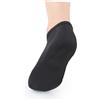PLAFOPE Calzini da Immersione Unisex in Neoprene e Tessuto Nero, Calze Sportive Spesse e Flessibili per Surf e Immersioni in Spiaggia, 1 Paio Facili da Trasportare