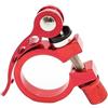 Whychstore Morsetto reggisella per bici, clip per sella in lega di alluminio a sgancio rapido per reggisella da 27,2 mm-28,6 mm, diametro interno rosso 31,8 mm, pezzo di ricambio per bici da strada