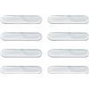 QUILSTM Nastro di piombo appesantito per golf Nastro di piombo per putter da golf Attrezzatura per l'allenamento Leggero Facile da rimuovere Impugnatura, Argento, 5x1.2 cm