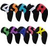 LPACXBYD Copriteste Per Ferri Da Golf 10 pezzi Copri testa in ferro da golf Copritesta protettiva for 4 5 6 7 8 9 Copricapo in Protezione Forniture(Color 2)