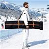 Risveglio Grande capacità impermeabile Snowboard Bag 600D Oxford Ski Travel Case con lunghezza regolabile fino a 197 cm nero