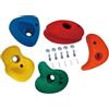KTUXZCI Prese da Arrampicata Resistenti realizzate in Resina, Attrezzatura da Arrampicata su Parete rocciosa Resistente alle intemperie, indispensabile per, S