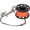 Dilwe Bobina per dita subacquee, 30 m, plastica Scuba Diving Finger Spool Reel Diver accessorio subacqueo, 4 colori (ruota nera) Diving Diving