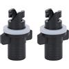 BOXOB 2 Pezzi Adattatore Pompa Kayak Gonfiabile per Halkey-Roberts Valvole, Adattatore Pompa Paddle Board Ugello per Valvola Attacco Kayak Gonfiabile
