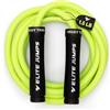 Elite Jumps Corda per saltare Muay Thai 3.0, professionale per allenamenti ad alta intensità, PVC pesante, Neon