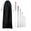 Générique Kit di strumenti per giunzione corda, 6 pezzi in acciaio inox per kit FID, 5 diverse misure di aghi per intrecciare, strumenti di giunzione corda marina per vela, kayak, arrampicata
