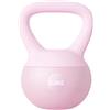 dordol Kettlebell da 2,5 kg, morbido, imbottito, resistente agli urti, rivestimento antiscivolo in TPE, pesi per allenamento a casa, per principianti, pilates, allenamento di forza e cardio