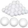 Angoily 50 Pezzi Palline da Ping Pong in Abs Bianco ad Alta Elasticità per Allenamento e Pratica in Palestra, per Adolescenti e Adulti che Giocano a Tennis Tavolo