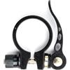 Whychstore Morsetto reggisella per bicicletta, leva in lega di alluminio a sgancio rapido per mountain bike, 31,8 mm, 28,6 mm, 34,9 mm, nero