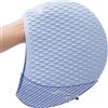 ZGCrumphant Cuffia da nuoto Cuffia da nuoto in silicone con goccia d'acqua a bolle allargate for adulti Protezione for le orecchie impermeabile super elastica per l'allenamento(Red)