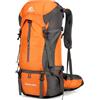 Ezmina Zaino da trekking da 70 litri con copertura antipioggia, zaino da campeggio leggero per uomo e donna, grande borsa da trekking, impermeabile, zaino da viaggio per escursioni, arrampicata, sport