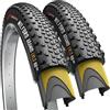 Fincci Milford Coppia Copertoni 28 Gravel 700x45c Pieghevoli - 2 Copertoni Bici 28 Aramidici Antiforatura Nylon 1mm 60 TPI - per Elettrica, Gravel, Touring, Ibrida