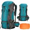 Zunishaone Zaino da trekking - Grande capacità 70L Pack, portatile pieghevole da viaggio | Supporto ergonomico imbottito per le spalle, materiale tessuto ventilato, costruzione robusta viaggi di esplorazione a