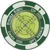 Generico Marcatori da golf per mettere marcatori di golf verdi per aver messo il verde - Aiuti di lettura di addestramento ad alta precisione,Cappello clip riutilizzabile che mettono per uso esterno interno