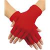 Vegaoo Generique - Guanti Corti Rossi Adulto - Rosso - Taglia Unica