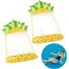 MENUY 2 pezzi amaca ad acqua 4 in 1 materasso ad aria piscina adulti con rete gonfiabile accessorio piscina giocattolo divertente