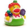 Duckshop Paperelle di gomma clown | Anatra di gomma | Paperella da Bagno | Duckshop | Rubber Duck | Gioco per il bagnetto | L: 8 cm