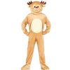 Guirma- Costume Mascotte Peluche Renna, Colore Marrone, L, 41648