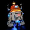 GEAMENT Set di Luci LED Compatibile Con LEGO Droide astromeccanico Chopper (C1-10P) 75416 (Modello di mattoncini non incluso)