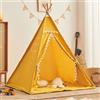FSMYYXGS Tende Indiana Teepee, Teepee Play Tent, Durable Polyester Fabric for Indoor Outdoor PlayroomLavabile per Interno/Esterno, Birthday Gift for Boys Girls (F, 1.6CM)