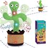 SHAVINGFUN Peluche cactus parlante - Canta e registra la voce, ripetendo ciò che dici - Giocattolo educativo per neonati