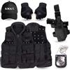 TK Gruppe Timo Klingler SWAT Costume unisex 6 in 1 per uomo e donna, per Carnevale e Halloween