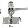 Not specified Supporto base antenna VHF marina 316 SS regolabile per antenne standard da 1 pol
