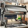 BEBANE Scolapiatti sopra il lavello, scaffale da cucina a due livelli in acciaio al carbonio, altezza regolabile, adatto per piatti, pentole, spezie(Black,103cm/40.5in)