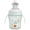 Suavinex, Tazza di apprendimento con beccuccio rigido. Bicchiere da bambino anti perdite con coperchio pieghevole e manici. Lavabile in lavastoviglie. Trainer Cup 200 ml. Bicchiere Bambino e Infatti+6