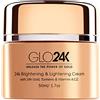 GLO24K UNLEASH THE POWER OF GOLD GLO24K Crema schiarente e schiarente con oro 24k, curcuma e vitamine A, C, E