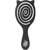 EXTENDIO Spazzola professionale mini disgrovigliante - leggera, curva ed ergonomica - per capelli lunghi, ricci o fini, senza tirare, ideale per l'uso quotidiano - 4 colori (nero)