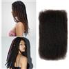 FASHION IDOL Afro Kinkys Capelli Umani Sfusi per Estensioni Dreadlock Riparazione Treccia Torsione Afro Kinky Capelli Umani per Locs 1 Confezione 50 Grammi 1.8 Oz Una e Tre Confezione in Vendita