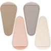 WOONEKY Set di 4 forbici per manicure, custodia protettiva per pinzette, per forbici per unghie, attrezzi, protezione delle pinze, copertura decorativa per cuticole, delicato tagliaunghie