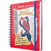 Grupo Erik Diario Scuola 2026 2027 Spiderman Marvel- Agenda Settimanale 2026 2027 A5 per Scuola Medie e Superiore, 12 Mesi | Diario Scolastico con Copertina Rigida, Stickers e Tasca Interna
