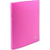 Exacompta - 54194SE - 1 Raccoglitore Opak - Polipropilene Opaco 0.5 mm - 2 Anelli Tondi 15 mm - Dorso 20 mm - F.to Esterno 25x32 cm per A4 - Colore: Rosa